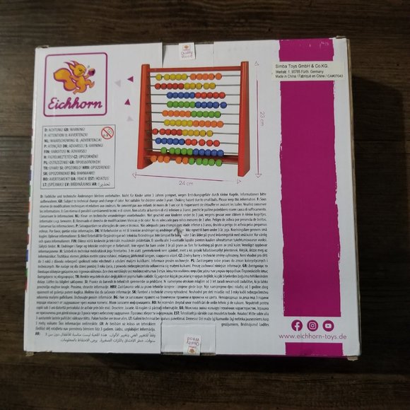 Eichhorn Wooden Abacus - Picture 2 of 3